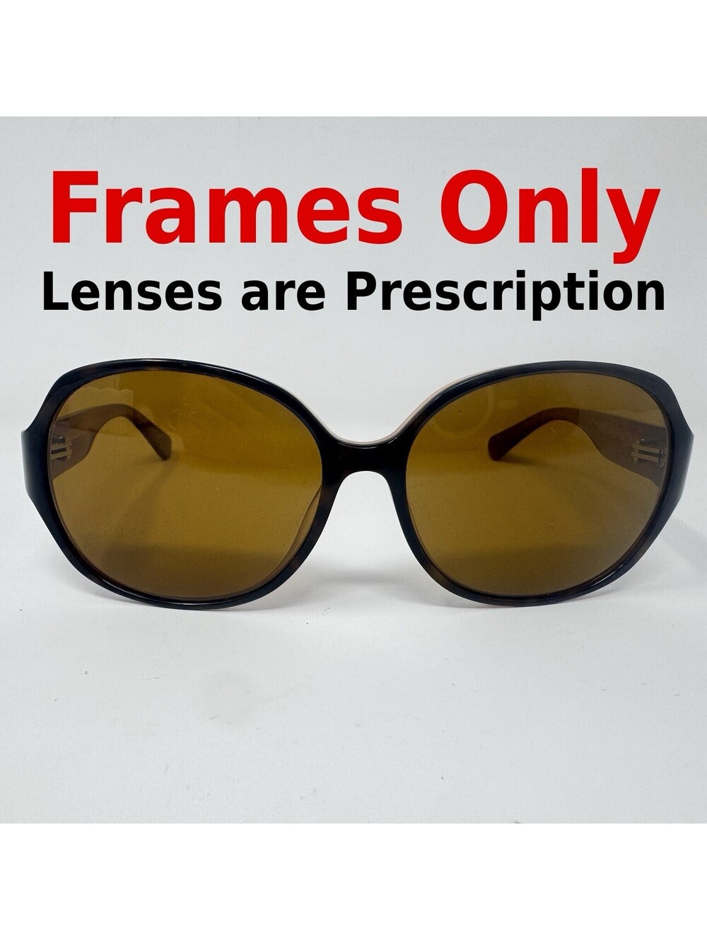 Coach S2030 Tortoise Sunglass Frames Only 58-15-120 Y2K